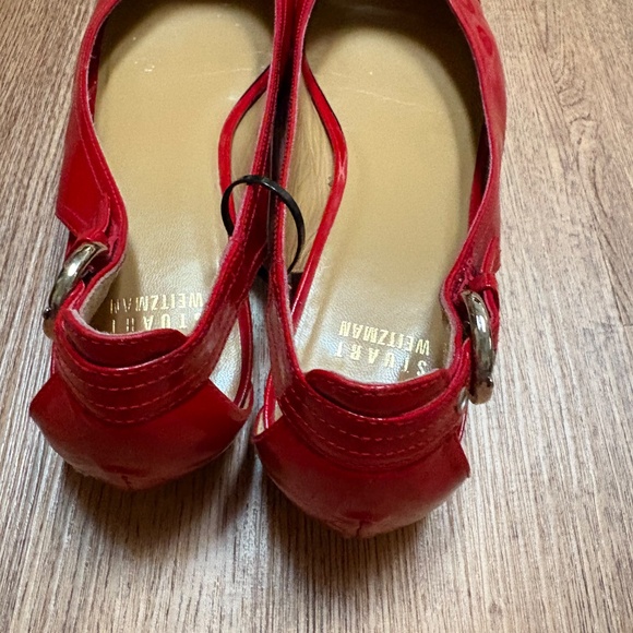 Stuart Weitzman Ladies Red Shoes size 9N - Picture 2 of 3